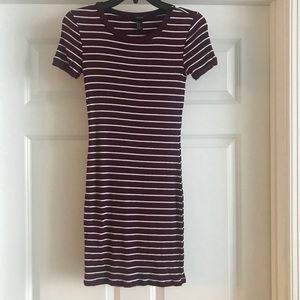 Forever 21,Striped Bodycon Dress SZ M
